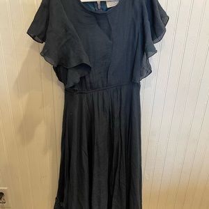 Joyfolie dark blue dress, worn once.